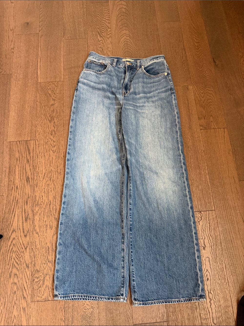 Madewell Light Blue Wide-Leg Jeans